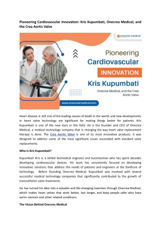 Kris Kupumbati Onecrea Medical.docx