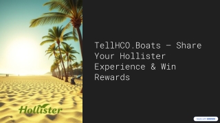 TellHCO.Boats – Complete the Hollister Survey & Win Rewards