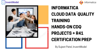 Informatica Cloud Data Quality Training – CDQ & IDMC Live Project Guide