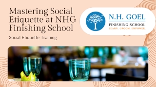 Social Etiquette Training - Best Social Etiquette Classes.