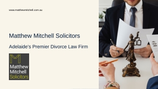 Adelaide's Premier Divorce Law Firm