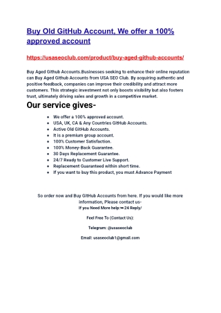 GitHub Account for Sale, Cheap GitHub Pro, Enterprise & ...