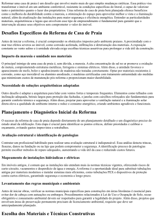 Reforma de casa de praia: transforme seu refúgio com conforto e estilo