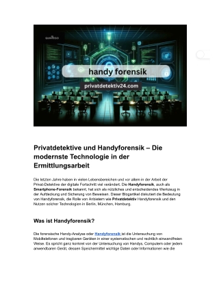 Handyforensik: Handyforensik Experte Handyforensik – Diskrete Detektivarbeit