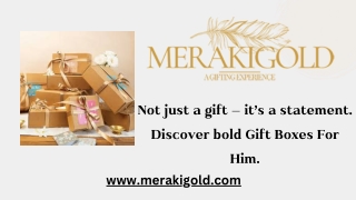 For Him Curated Gifts with Style and Substance