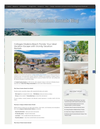 Cottages Madeira Beach Florida