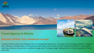 Travel Agency In Shimla