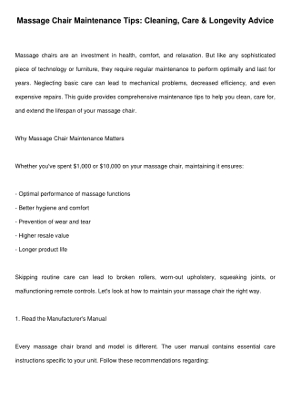 Massage_Chair_Maintenance_Tips