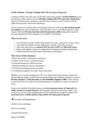 Devops Training with AWS & Azure