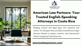 English-Speaking Attorney Costa Rica