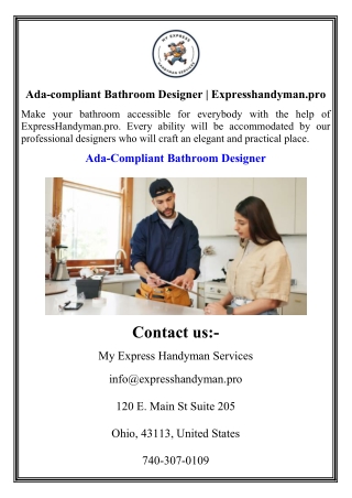 Ada-compliant Bathroom Designer  Expresshandyman.pro