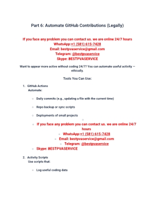 Automate GitHub Contributions