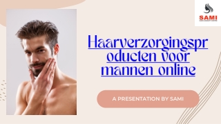 Haarverzorgingsproducten voor mannen online