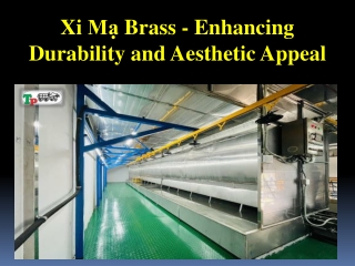 Xi Mạ Brass - Enhancing Durability and Aesthetic Appeal