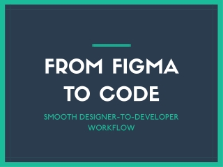 From Figma to Code
