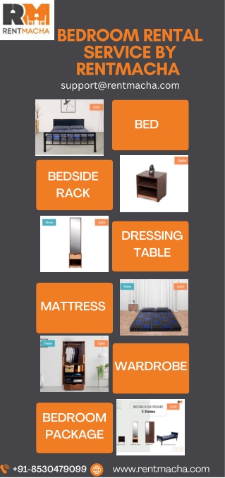 Bedroom Rental Service by RentMacha