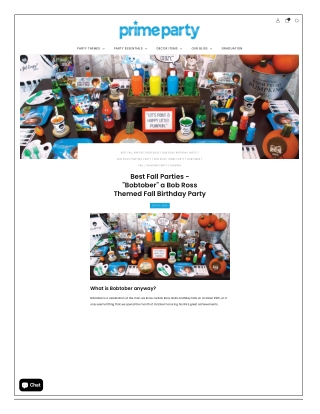 Bob Ross Birthday Party Ideas for Bobtober