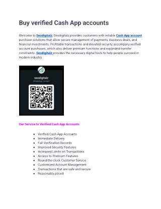 Buy verified Cash App accounts.pdf.....(84.9()