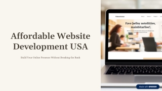 Smart Web Solutions: Affordable Website Development for Every U.S. Business