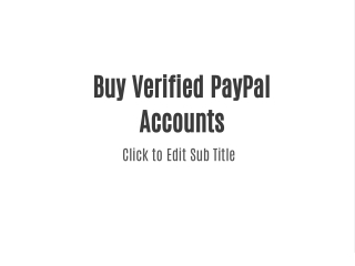 9 Steps to Buy a Verified PayPal Accounts in the US in 2025