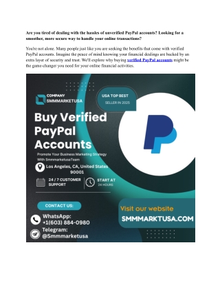 9 Steps to Buy a Verified PayPal Accounts in the US in 2025