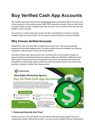 Buy Verified Cash App Accounts