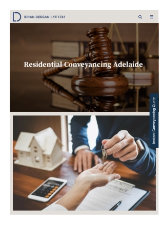 Residential Conveyancing Adelaide
