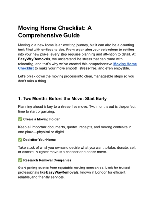 Moving Home Checklist_ A Comprehensive Guide
