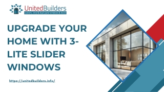 Upgrade Your Home with 3-Lite Slider Windows