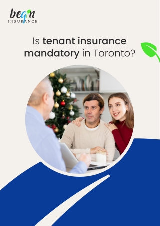 Is tenant insurance mandatory in Toronto