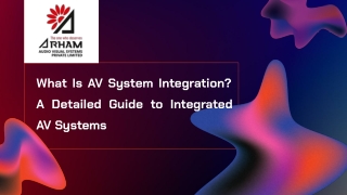 What Is AV System Integration? A Detailed Guide to Integrated AV Systems