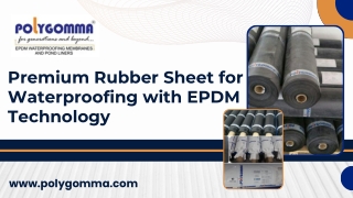 Polygomma – Premium Rubber Sheet for Waterproofing with EPDM Technology