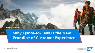 Why Quote-to-Cash Is the New Frontline of Customer Experience