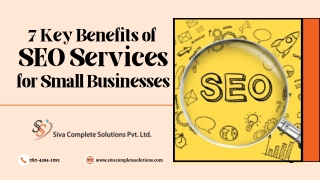 7 Key Benefits of SEO Services for Small Businesses