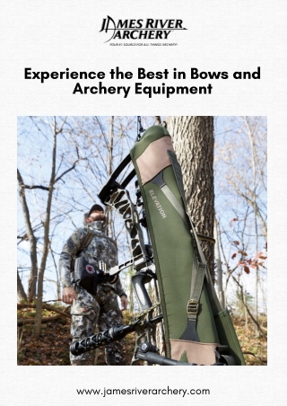 High-Performance Bows and Accessories for Target & Hunting