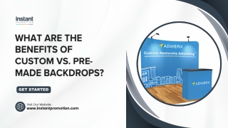 Custom vs. Pre-Made Backdrops Which is Right for You