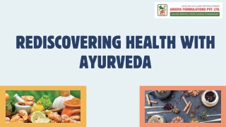 Ayurvedic Contract Manufacturing: A Growing Trend