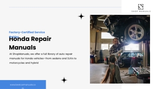 Honda repair manual