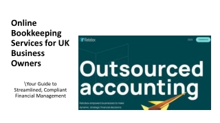 Online Bookkeeping Services for UK Businesses by Ratiobox – Save Time, Stay Comp