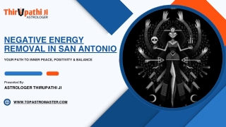 Negative Energy Removal in San Antonio