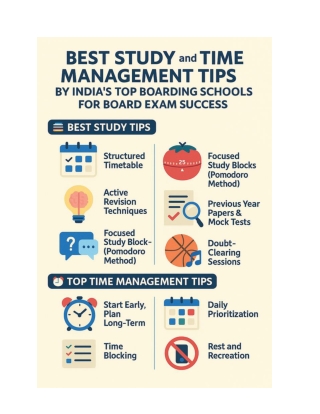 Best Study & Time Management Tips by India’s Boarding Schools