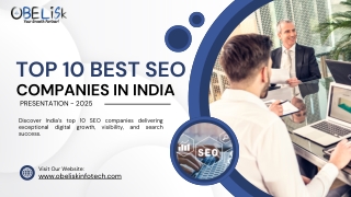 Top 10 Best SEO Companies in India