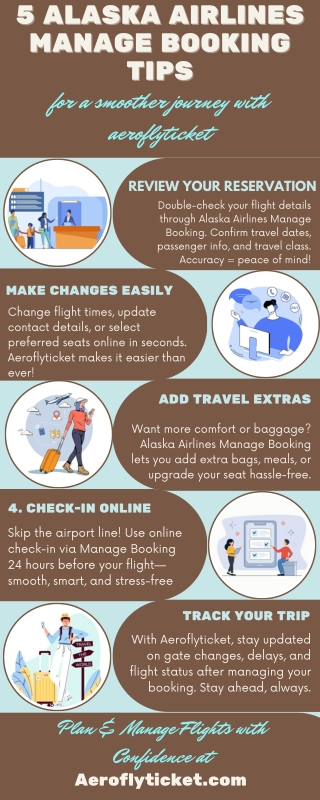5 Alaska Airlines Manage Booking Tips