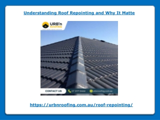 Understanding Roof Repointing and Why It Matte