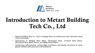 Top Perforated Steel Supplier in China | Architectural Woven Wire