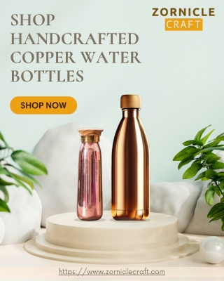 Shop Handcrafted Copper Water Bottles