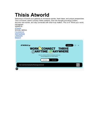 Thisis Atworld