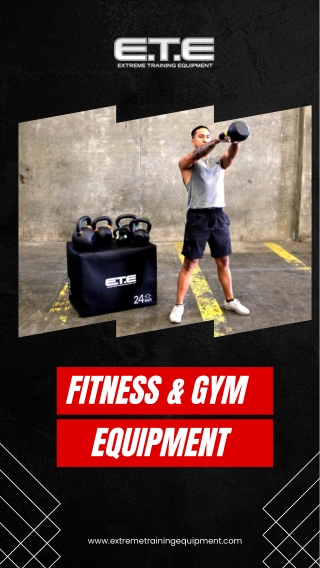 Top Fitness & Gym Equipment for Home and Commercial Use