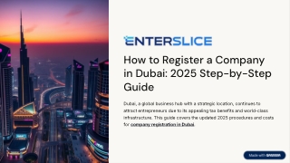 How to Register a Company in Dubai 2025 Step-by-Step Guide