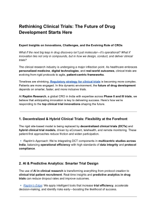 Rethinking Clinical Trials_ The Future of Drug Development Starts Here